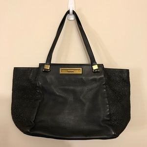 Elliot Lucca Leather Lattice Tote